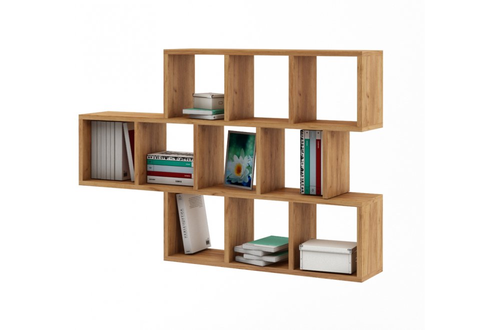 Полка настенная Вайс-6 дуб золотистый