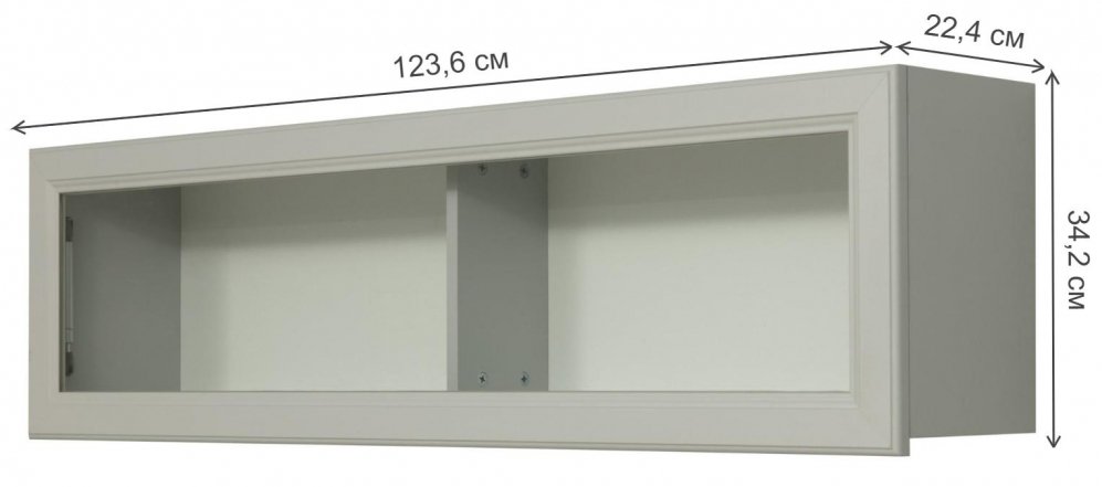 Полка Сохо 32.18 серая