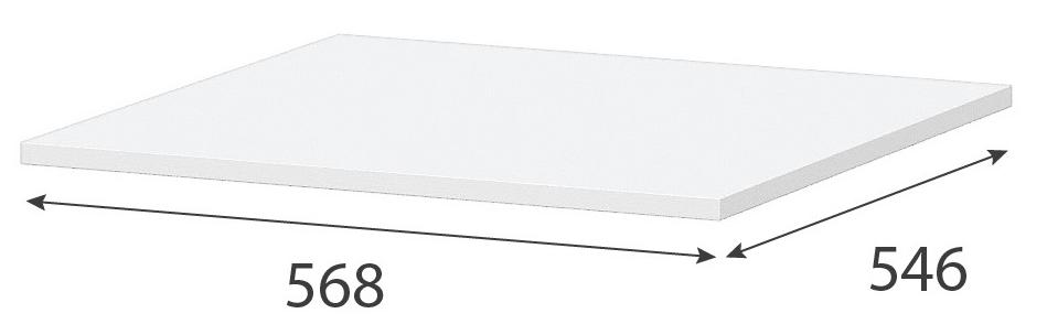 Полка Одри (Герда) серия 2 белый