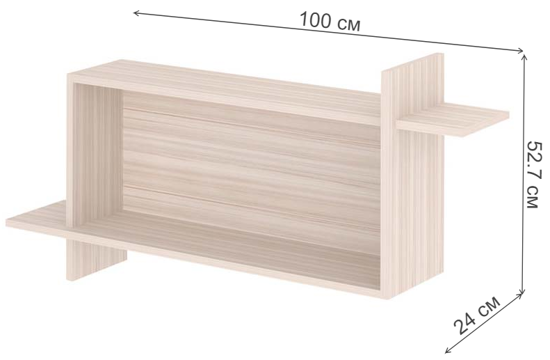 Полка ПК-16 К карамель
