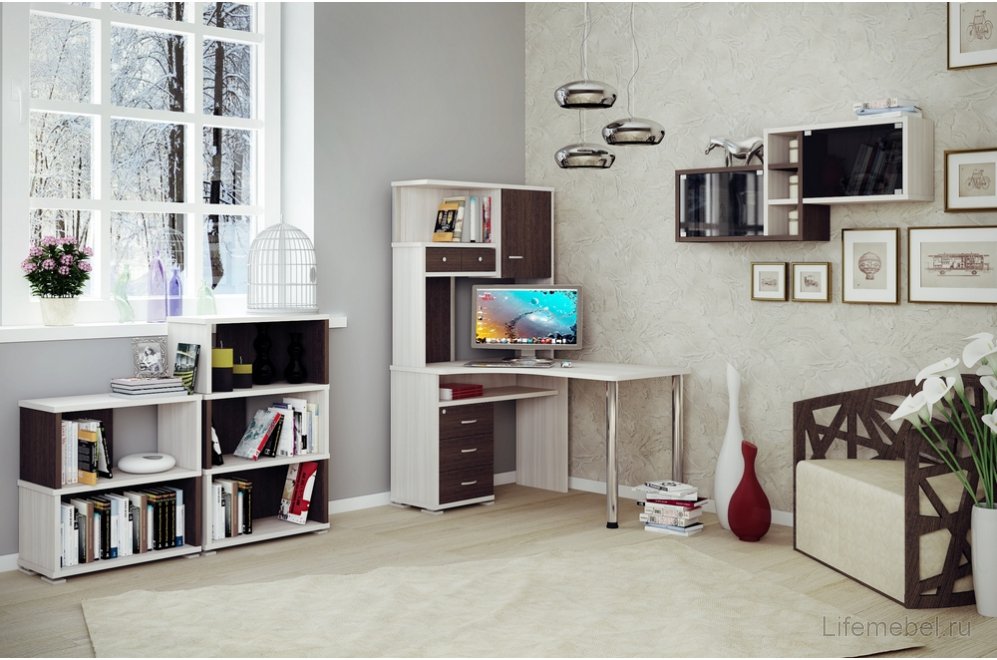 Полка ПК-20 карамель / венге