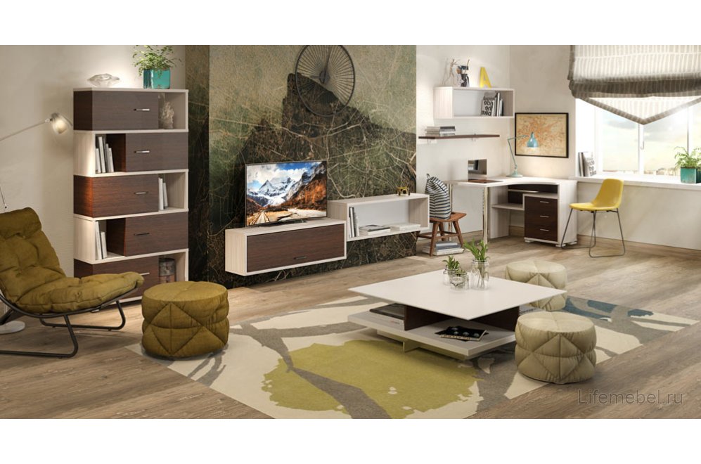 Полка ПК-30 карамель / венге