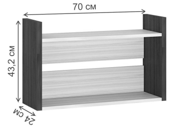 Полка ПКЛ-О КШ