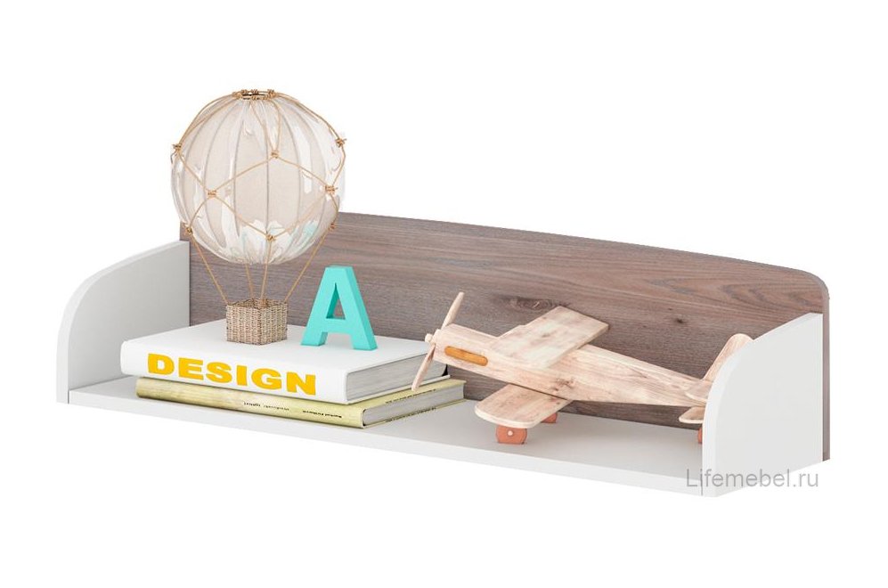 Полка ПОД НБЕ нельсон / белая