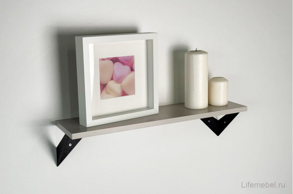 Полка Рич кашемир / черный