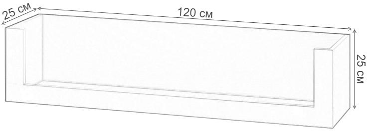Полка Той КК карамель / карамель
