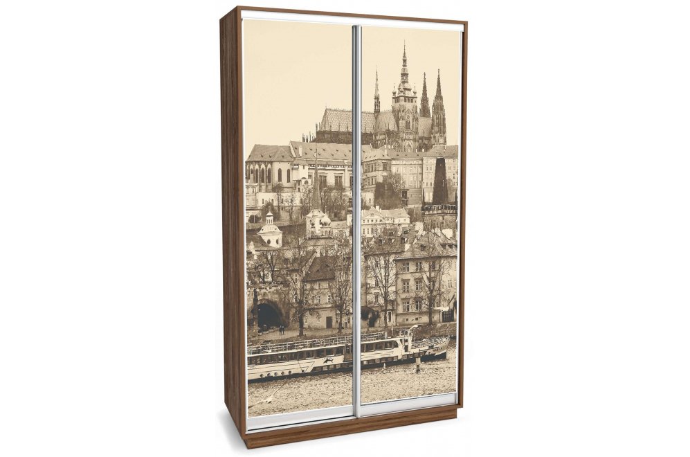 Шкаф-купе Леон-2 Прага 1200