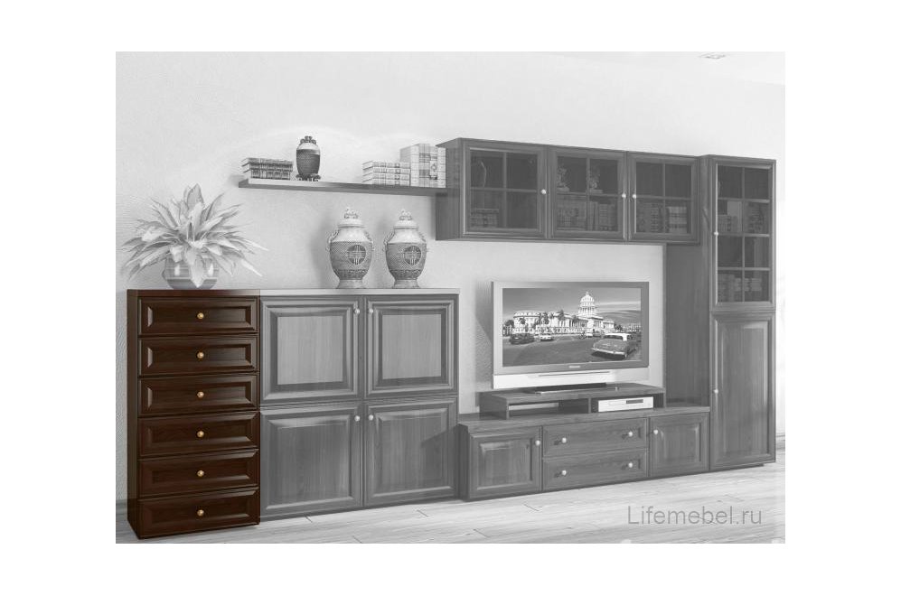 Комод малый Гавана CB-314 бук тирольский / горький шоколад