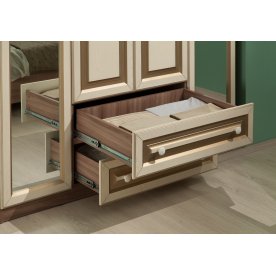 Шкаф четырехстворчатый Делис