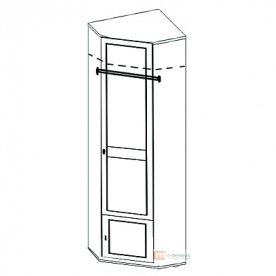 Шкаф одностворчатый угловой МШУ 1/111 