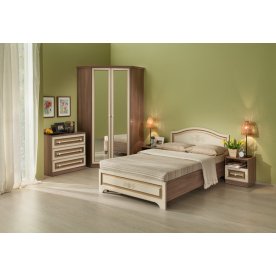 Шкаф угловой большой с зеркалом Делис