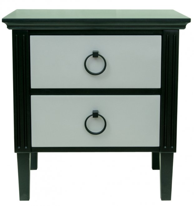 Тумба Nort MGCG-06-S черная / серебристый металлик