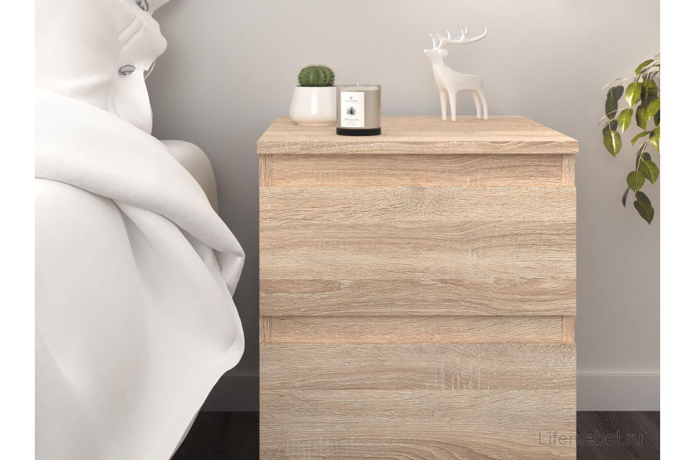 Прикроватная тумба Рунтроп дуб сонома