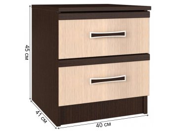 Комплект тумб прикроватных Сакура