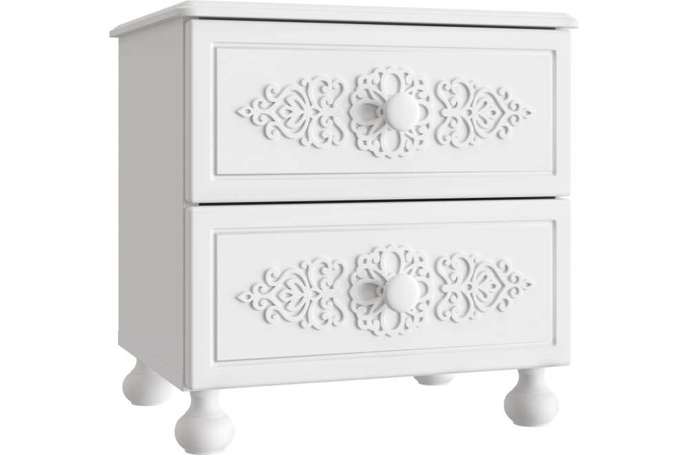 Прикроватная тумба Ассоль АС-4 белое дерево