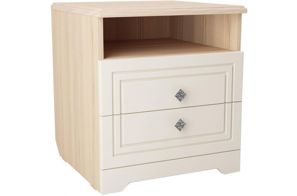 Прикроватная тумба Капелла №13 туя светлая / дуб выбеленный