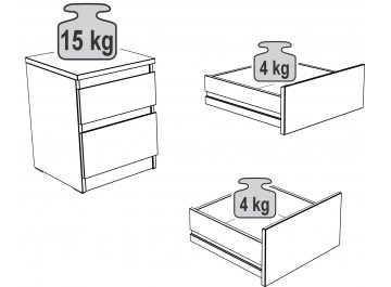 Прикроватная тумба Кастор