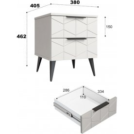 Прикроватная тумба Контемпо