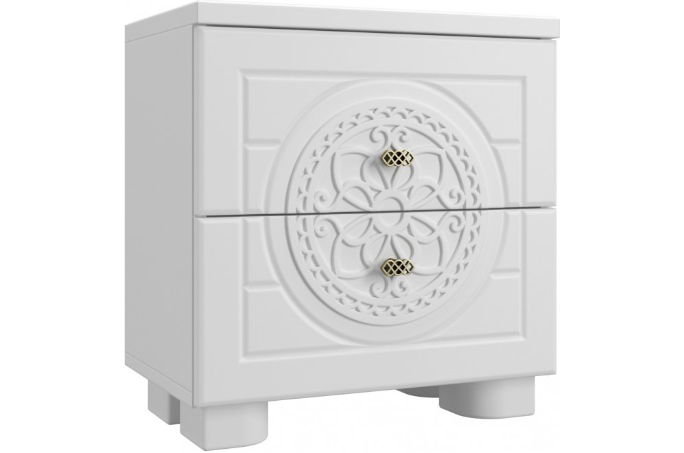 Прикроватная тумба Монблан МБ-38К белое дерево