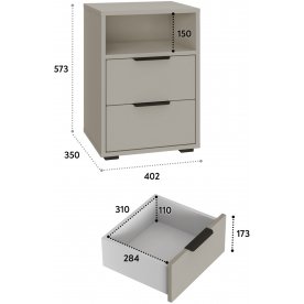 Прикроватная тумба Оптима