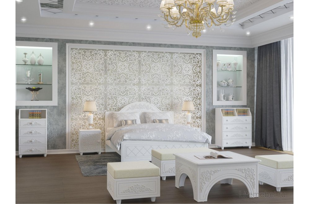 Прикроватная тумба Соня Премиум СО-15К ясень патина