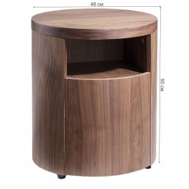 Прикроватная тумба LE313-NOGAL /7051
