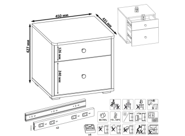 Прикроватная тумба Вуди 13.287