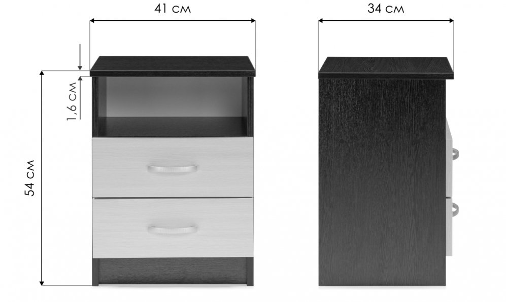 Прикроватная тумба КТ-09.1 венге