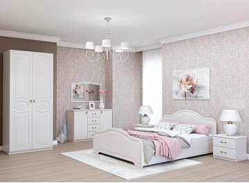 Тумба прикроватная Кэт — 6 бодега / сандал белый