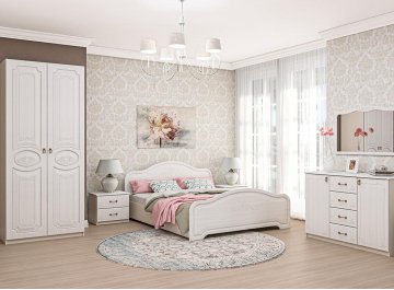 Тумба прикроватная Кэт — 6 бодега / сандал белый