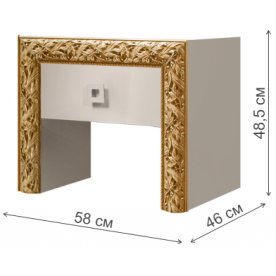 Прикроватная тумба Тиффани Премиум