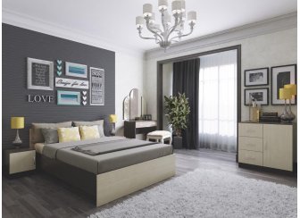 Спальный гарнитур Бася комплектация 3