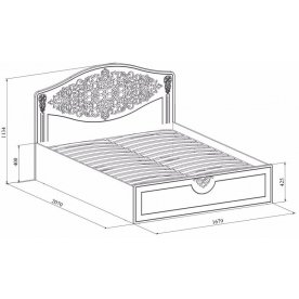 Спальный гарнитур Ассоль плюс комплектация 3