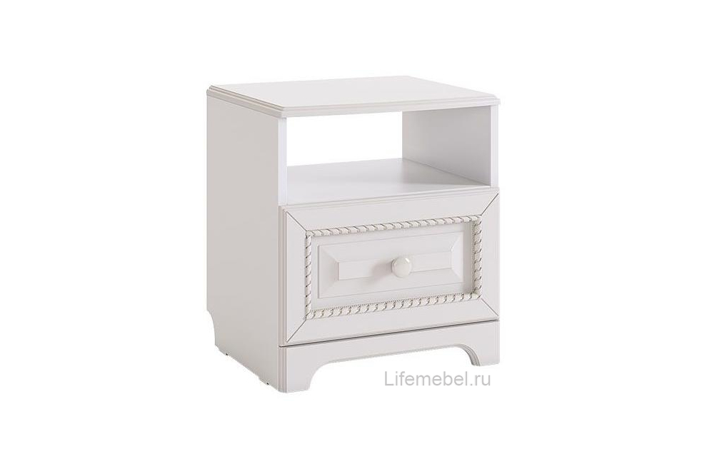 Спальный гарнитур Белла белый/ джелато софт (комплектация 2)