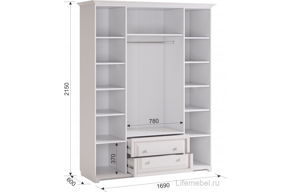 Спальный гарнитур Белла К1 белый