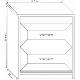Спальный гарнитур Бирель комплектация 1