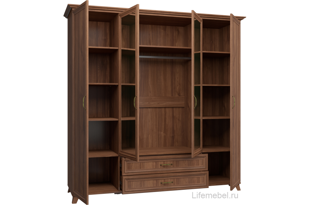 Спальный гарнитур Мирелла орех селект комплектация 3