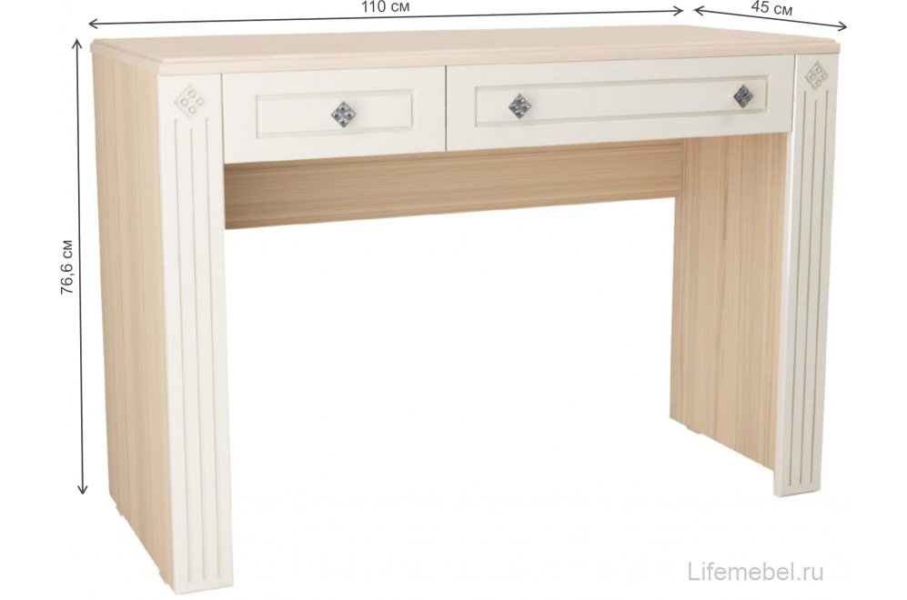 Спальный гарнитур Капелла туя светлая комплектация 1