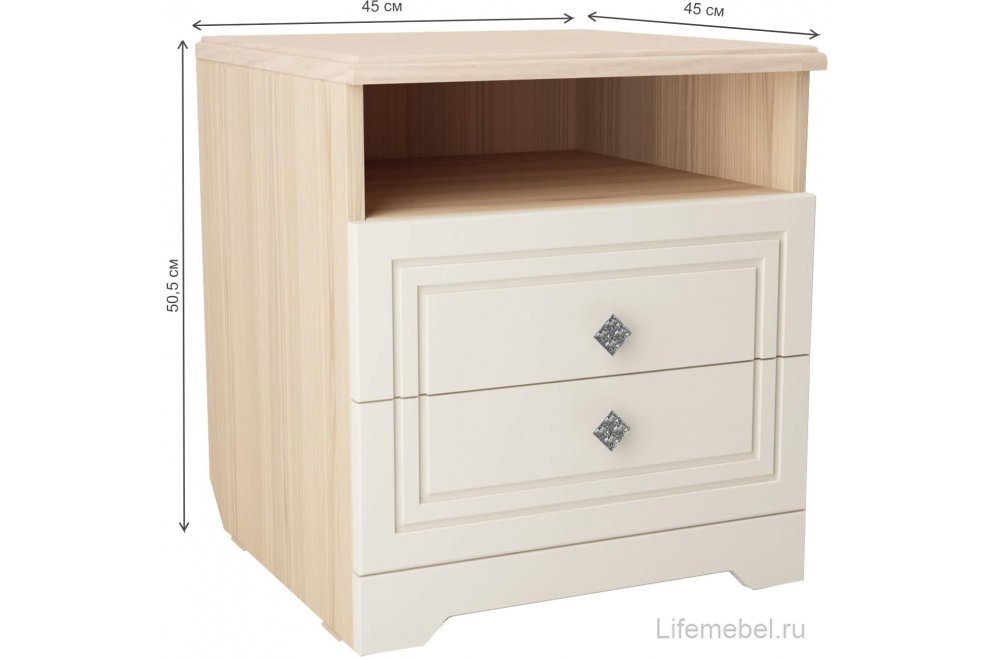 Спальный гарнитур Капелла туя светлая комплектация 2