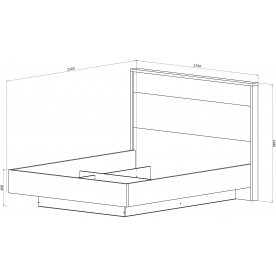 Спальный гарнитур Кения комплектация 2