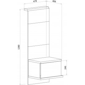 Спальный гарнитур Кения комплектация 3