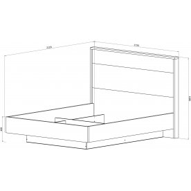Спальный гарнитур Кения комплектация 4