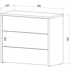 Спальный гарнитур Кения комплектация 4