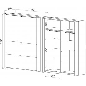 Спальный гарнитур Кения комплектация 6
