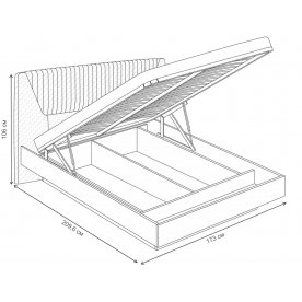 Спальный гарнитур Криона комплектация 3