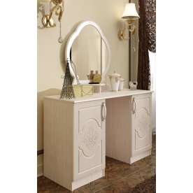 Спальный гарнитур Лилия дуб атланта / лен белый