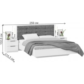 Спальный гарнитур Тесса комплектация 2