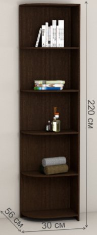 Стелаж Кэт-4 Дуб венге