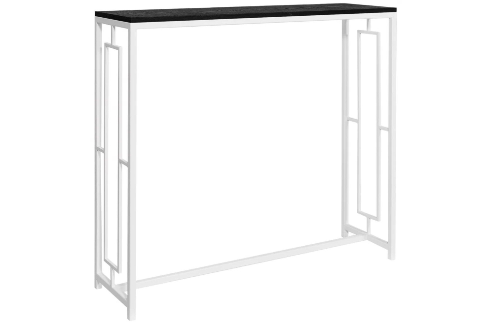 Консольный столик Akur Loft Dublin белый / декор черный