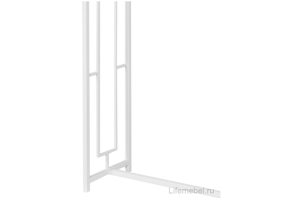 Консольный столик Akur Loft London 1200 белый / тонированное стекло